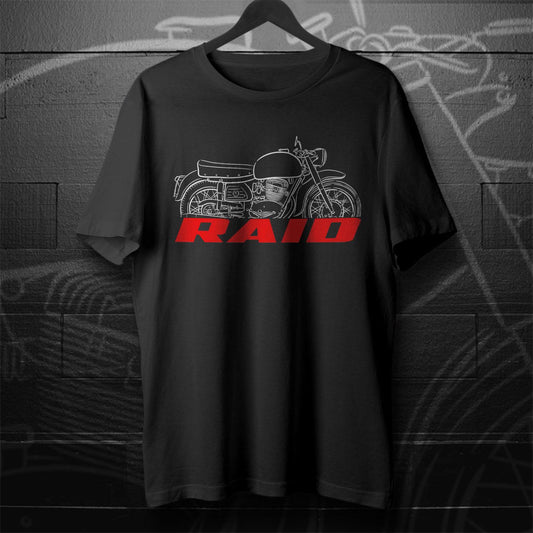 MV Agusta 250 Raid 1957 - 1961 Inspired T-Shirt - Motorcycle Tee Shirt for Riders