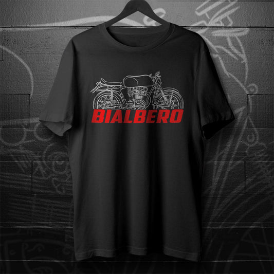 MV Agusta 175 Bialbero 1954 - 1958 Inspired T-Shirt - Motorcycle Tee Shirt for Riders