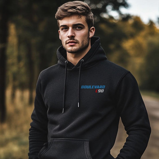 Suzuki Boulevard C90 Inspired Hoodie - Motorcycle Sweatshirt for Riders