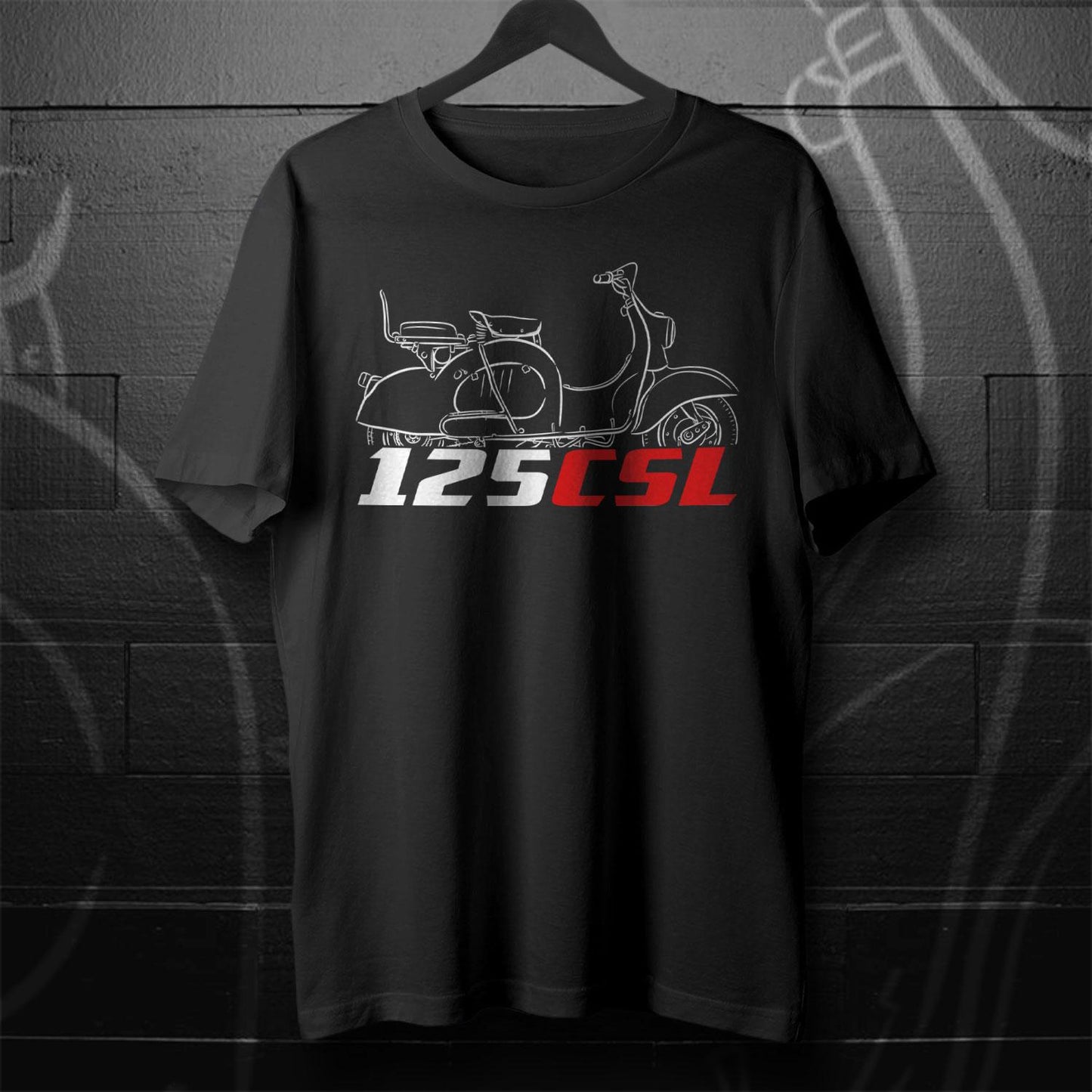 MV Agusta 125 CSL Inspired T-Shirt - Motorcycle Tee Shirt for Riders