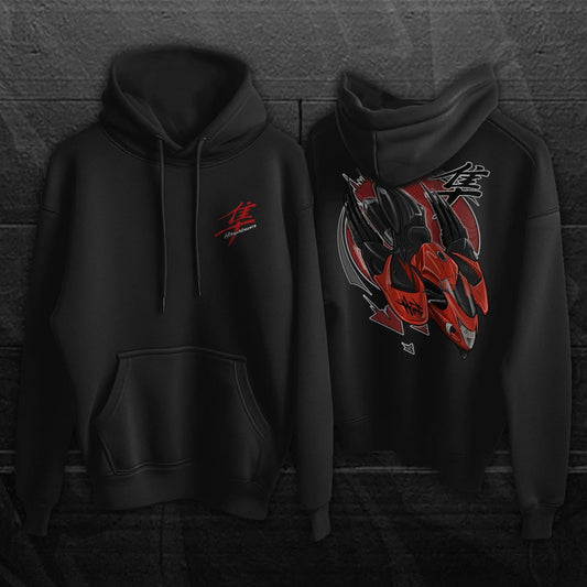 Suzuki Hayabusa 2008-09 Inspired Hoodie - Motorcycle Sweatshirt
