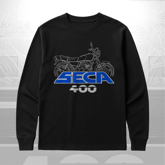 Yamaha XJ400 Seca 1980 - 1983 Inspired Long Sleeve T-Shirt - Long-Sleeve Motorcycle Tee Shirt for Riders