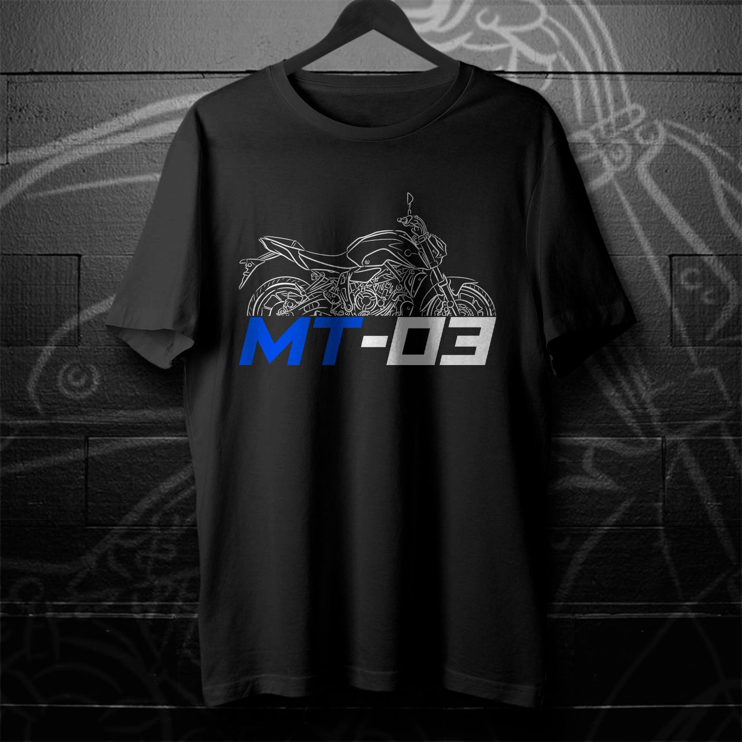 Yamaha MT-03 Inspired T-Shirt - Motorcycle Tee Shirt for Riders