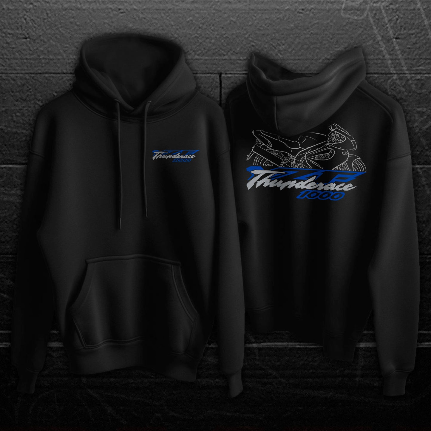 Yamaha YZF1000R Thunderace 1996 - 2005 Inspired Hoodie - Motorcycle Sweatshirt for Riders