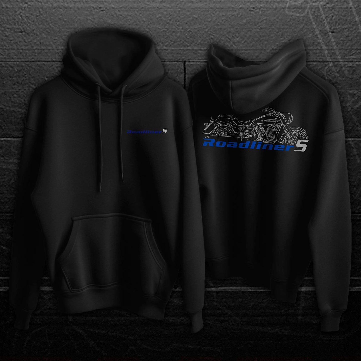 Yamaha Roadliner Inspired Hoodie - Motorcycle Sweatshirt for Riders