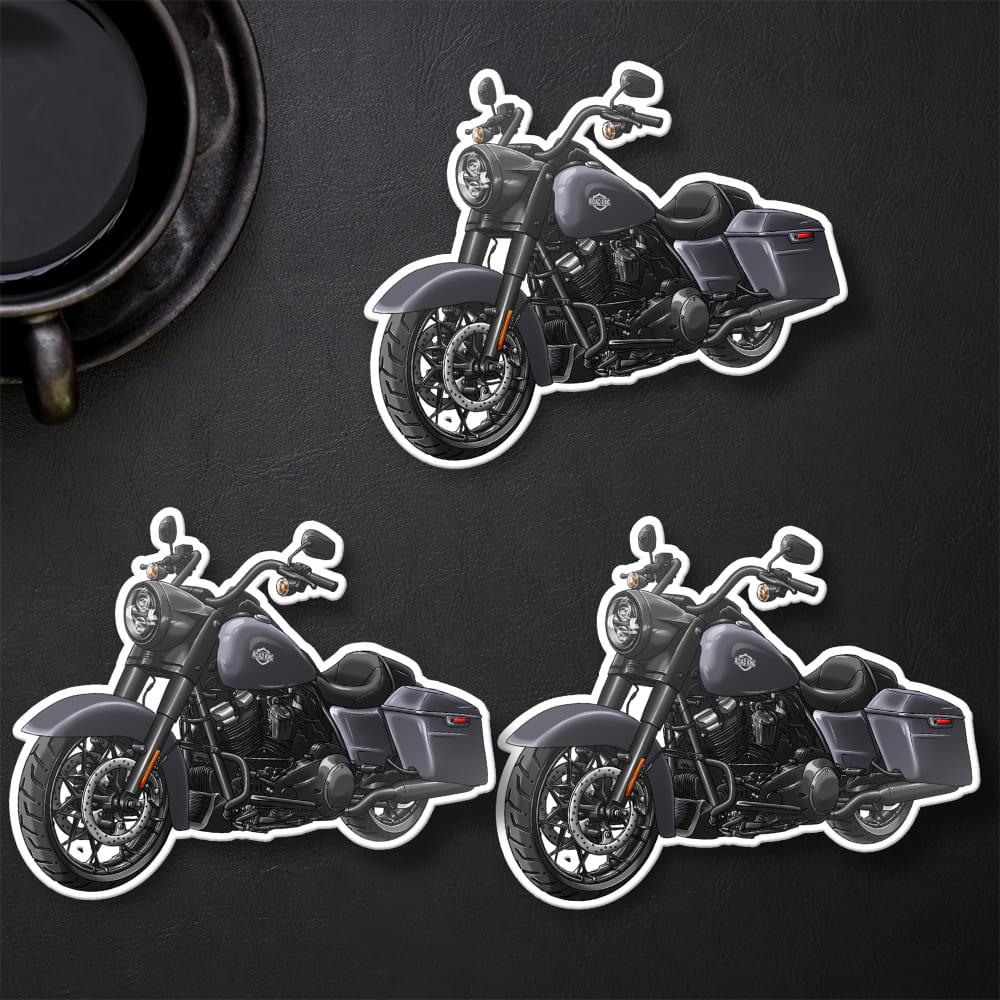Harley Road King Special 2017-19 Inspired Stickers - Set of 3 Biker Motorcycle Decals