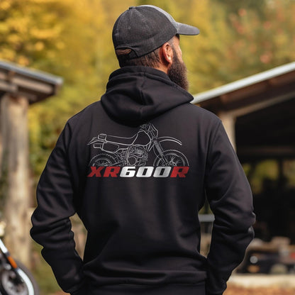 Honda XR600R Inspired Hoodie - Motorcycle Sweatshirt for Riders