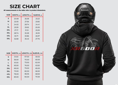 Honda XR600R Inspired Hoodie - Motorcycle Sweatshirt for Riders