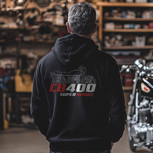 Honda CB400 | F | N | SS & T Inspired Hoodie - Motorcycle Sweatshirt