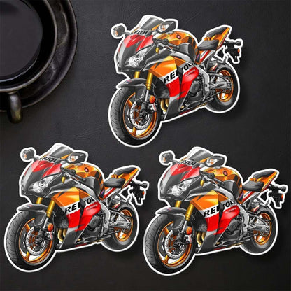 Honda CBR1000RR 2009 Inspired Stickers - Set of 3 Motorcycle Decals