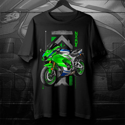 Kawasaki ZX-10R 2021-22 T-Shirt - Motorcycle Tee Shirt for Riders