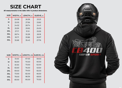 Honda CB400 | F | N | SS & T Inspired Hoodie - Motorcycle Sweatshirt