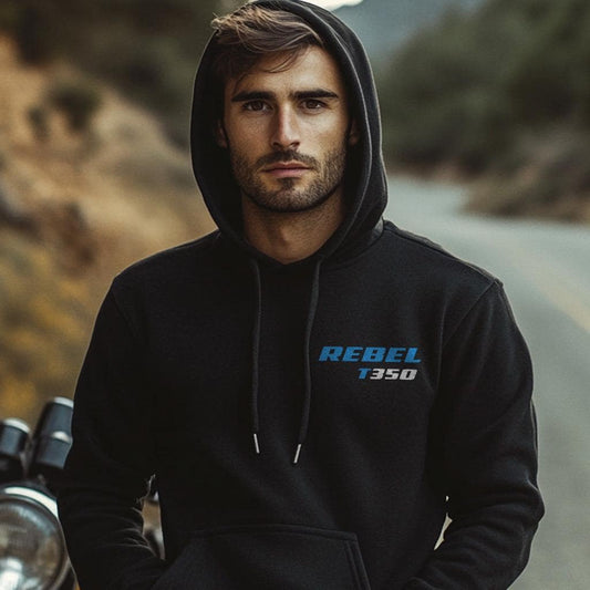 Suzuki T350 Rebel 1969 - 1972 Inspired Hoodie - Motorcycle Sweatshirt for Riders