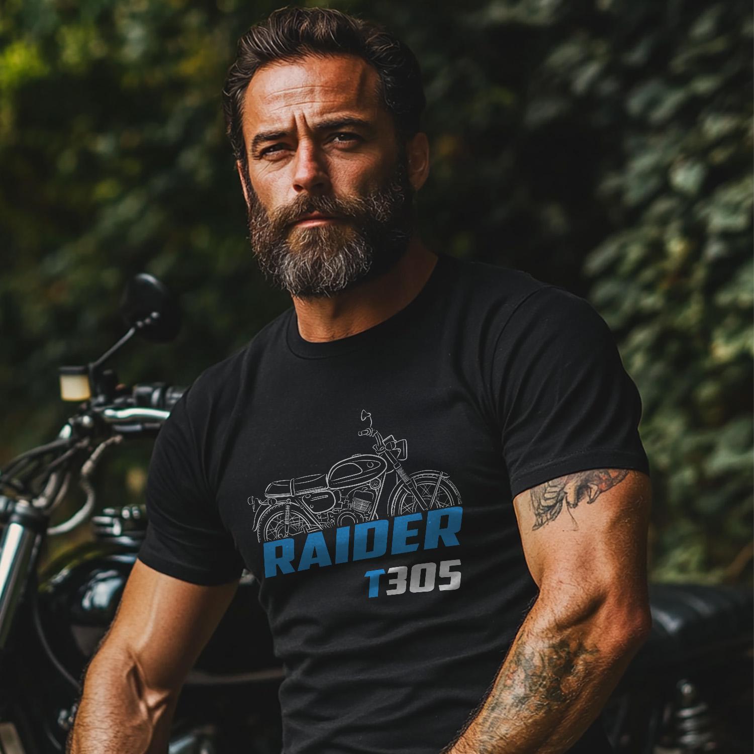 Suzuki T305 Raider 1968 - 1969 Inspired T-Shirt - Motorcycle Tee Shirt for Riders
