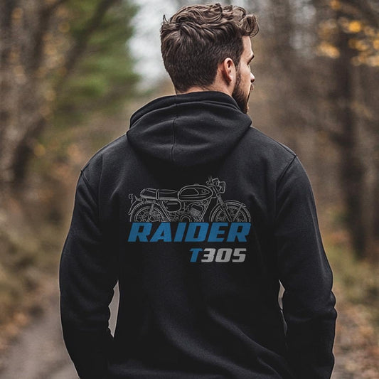 Suzuki T305 Raider 1968 - 1969 Inspired Hoodie - Motorcycle Sweatshirt for Riders