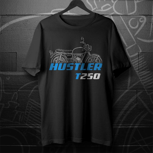 Suzuki T250 Hustler 1962 - 1972 Inspired T-Shirt - Motorcycle Tee Shirt for Riders