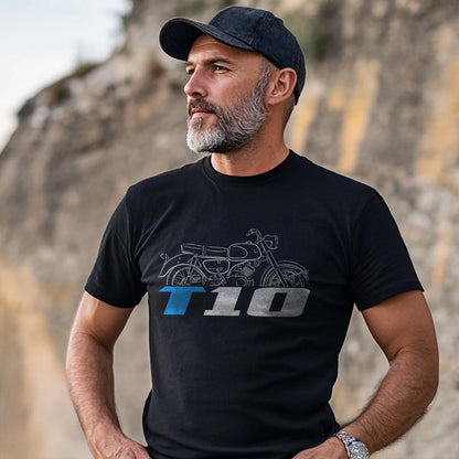 Suzuki T10 1962 - 1967 Inspired T-Shirt - Motorcycle Tee Shirt for Riders