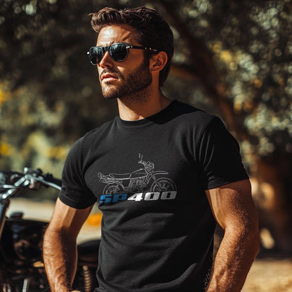 Suzuki SP400 1980 - 1982 Inspired T-Shirt - Motorcycle Tee Shirt for Riders