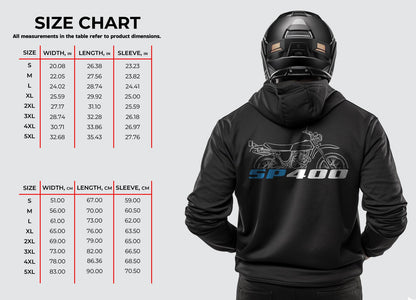 Suzuki SP400 1980 - 1982 Inspired Hoodie - Motorcycle Sweatshirt for Riders