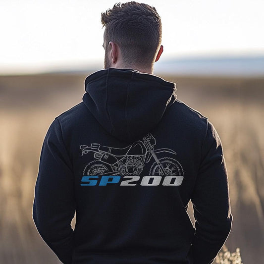 Suzuki SP200 1987 - 1988 Inspired Hoodie - Motorcycle Sweatshirt for Riders