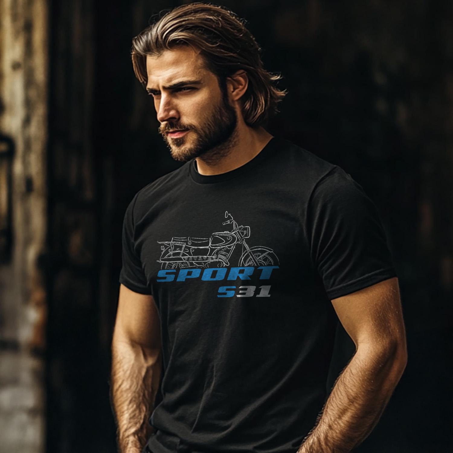 Suzuki Sport S31 1963 Inspired T-Shirt - Motorcycle Tee Shirt for Riders