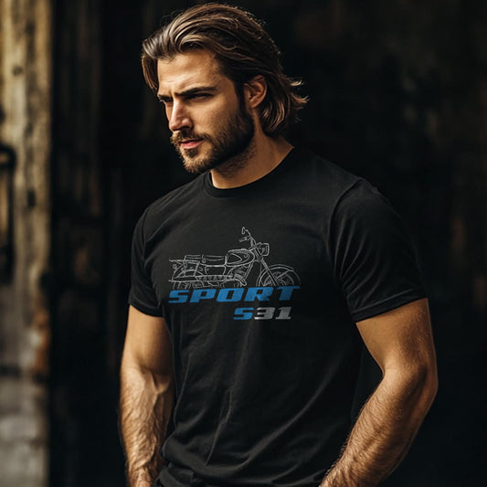 Suzuki Sport S31 1963 Inspired T-Shirt - Motorcycle Tee Shirt for Riders