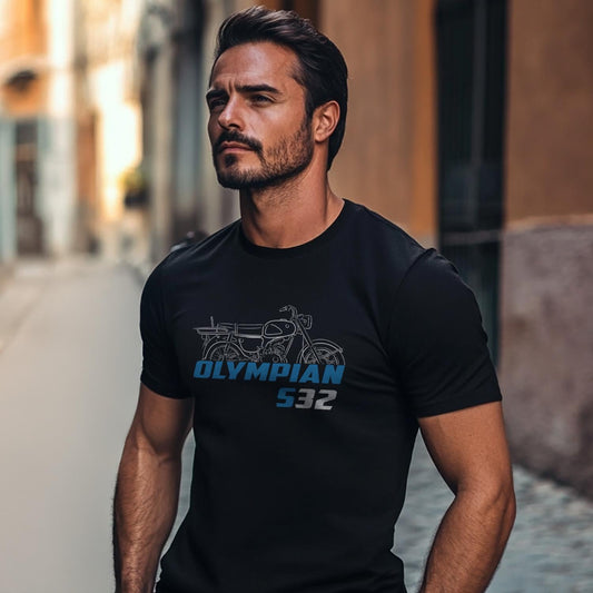 Suzuki S32 Olympian 1965 - 1968 Inspired T-Shirt - Motorcycle Tee Shirt for Riders
