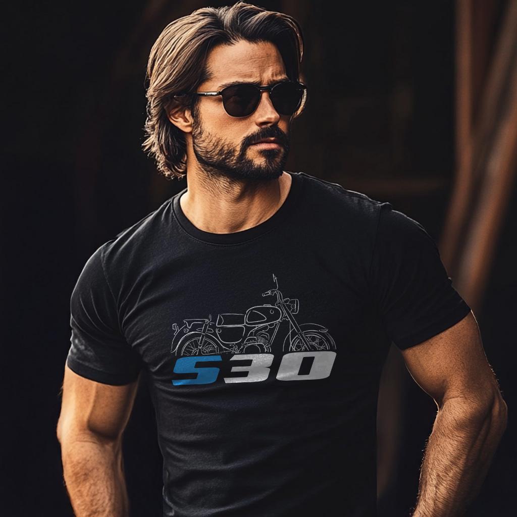 Suzuki S30 1965 Inspired T-Shirt - Motorcycle Tee Shirt for Riders