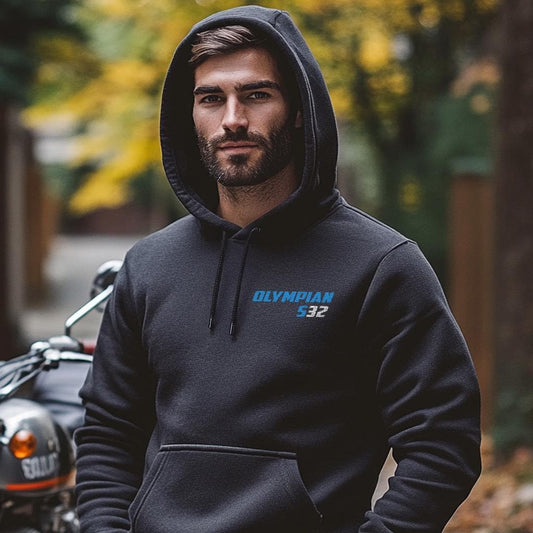 Suzuki S32 Olympian 1965 - 1968 Inspired Hoodie - Motorcycle Sweatshirt for Riders