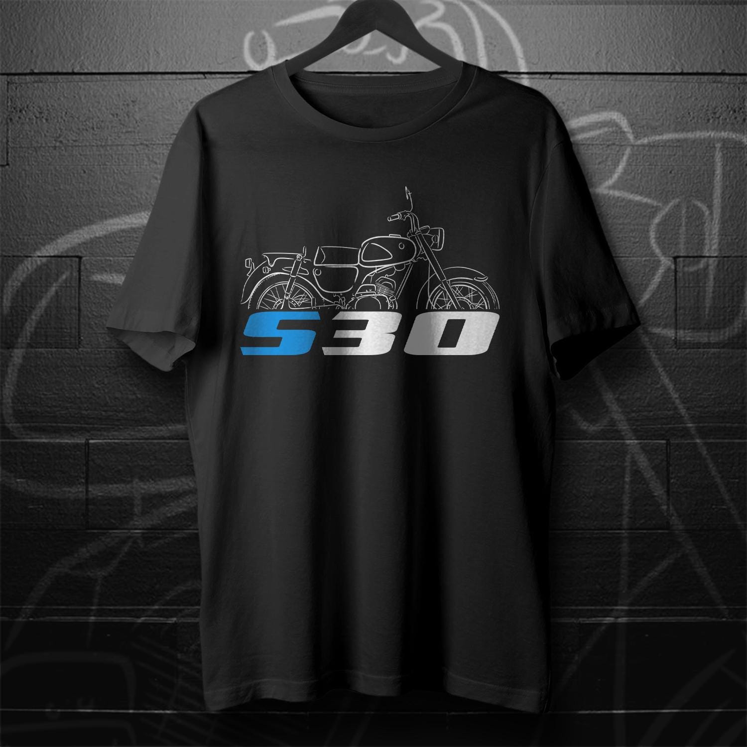 Suzuki S30 1965 Inspired T-Shirt - Motorcycle Tee Shirt for Riders