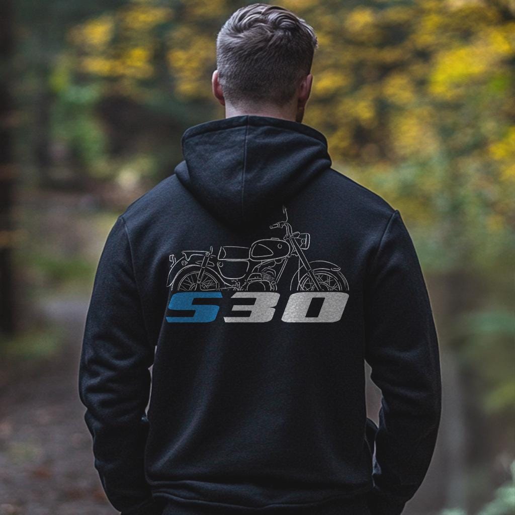 Suzuki S30 1965 Inspired Hoodie - Motorcycle Sweatshirt for Riders