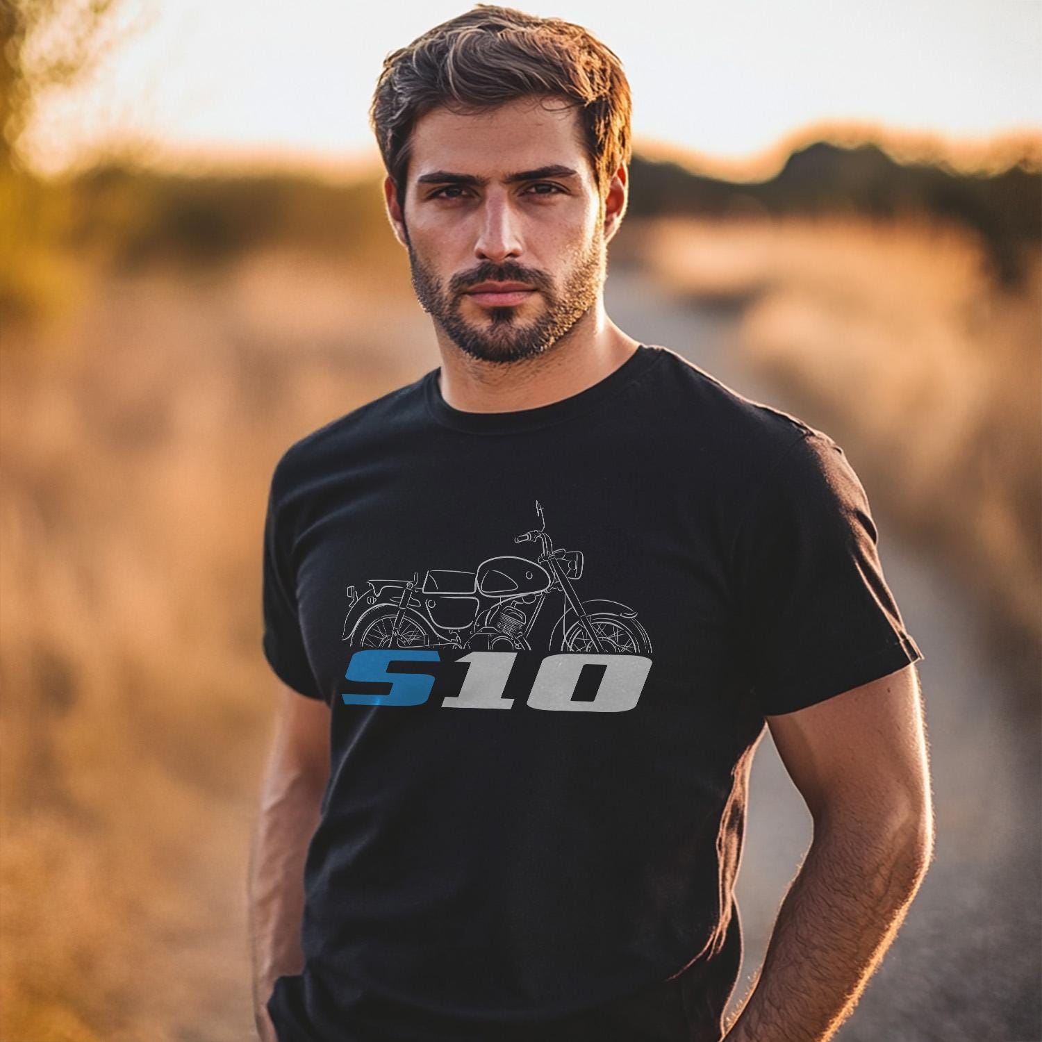 Suzuki S10 Inspired T-Shirt - Motorcycle Tee Shirt for Riders