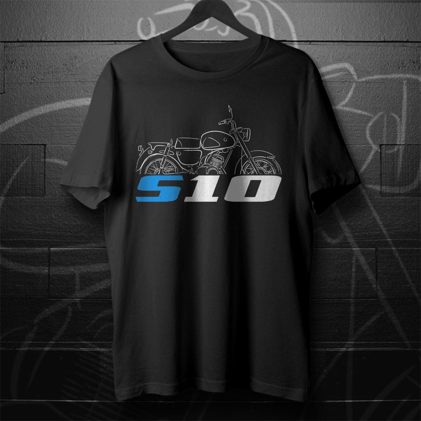 Suzuki S10 Inspired T-Shirt - Motorcycle Tee Shirt for Riders
