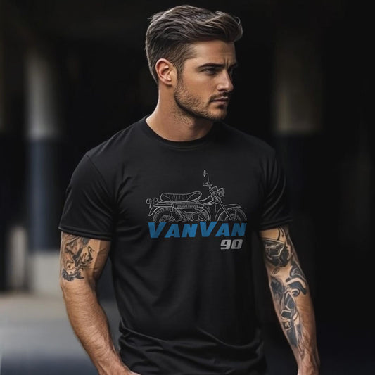 Suzuki RV90 VanVan 1972 - 1978 Inspired T-Shirt - Motorcycle Tee Shirt for Riders
