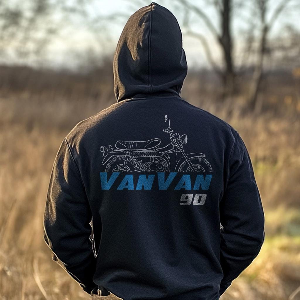 Suzuki RV90 VanVan 1972 - 1978 Inspired Hoodie - Motorcycle Sweatshirt for Riders
