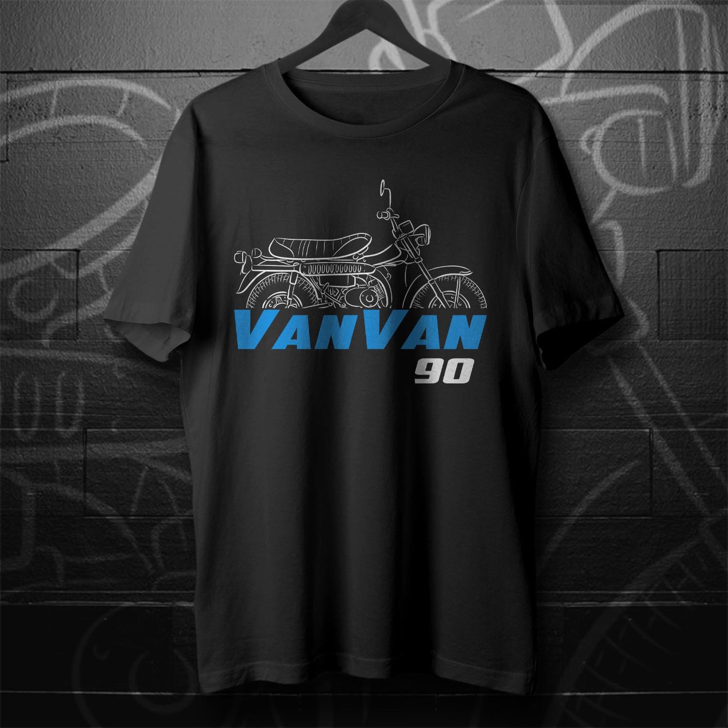 Suzuki RV90 VanVan 1972 - 1978 Inspired T-Shirt - Motorcycle Tee Shirt for Riders