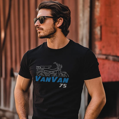 Suzuki RV75 VanVan 1973 - 1975 Inspired T-Shirt - Motorcycle Tee Shirt for Riders