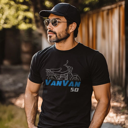 Suzuki RV50 VanVan 1972 - 1982 Inspired T-Shirt - Motorcycle Tee Shirt for Riders