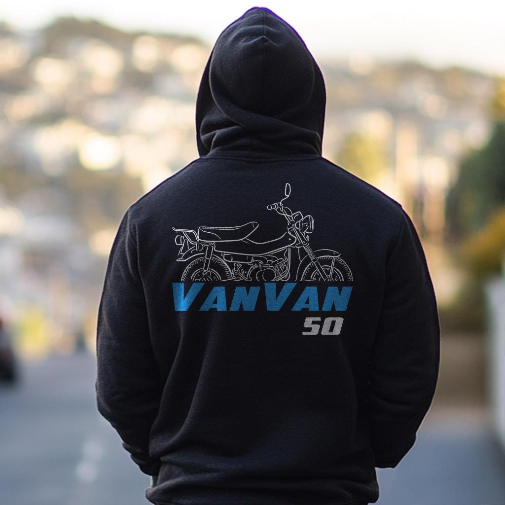 Suzuki RV50 VanVan 1972 - 1982 Inspired Hoodie - Motorcycle Sweatshirt for Riders