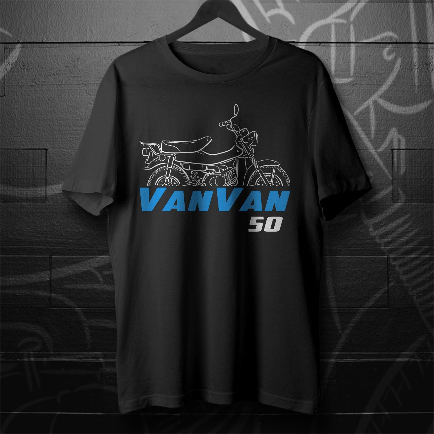 Suzuki RV50 VanVan 1972 - 1982 Inspired T-Shirt - Motorcycle Tee Shirt for Riders