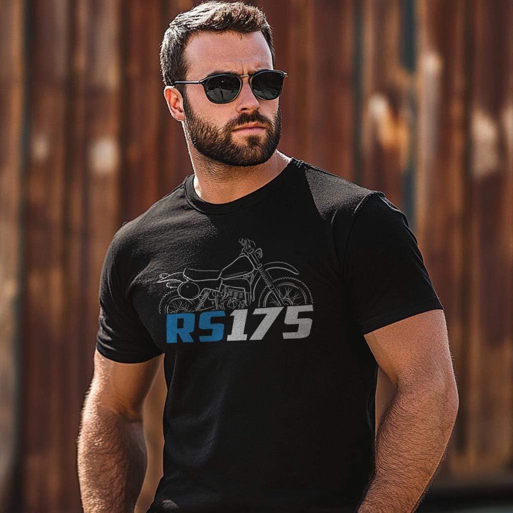 Suzuki RS175 1980 - 1982 Inspired T-Shirt - Motorcycle Tee Shirt for Riders