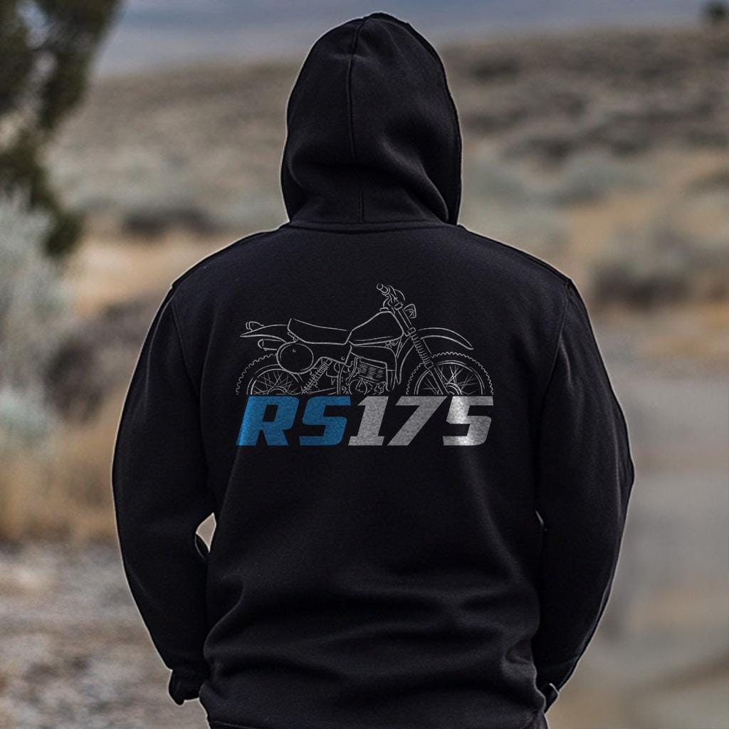 Suzuki RS175 1980 - 1982 Inspired Hoodie - Motorcycle Sweatshirt for Riders