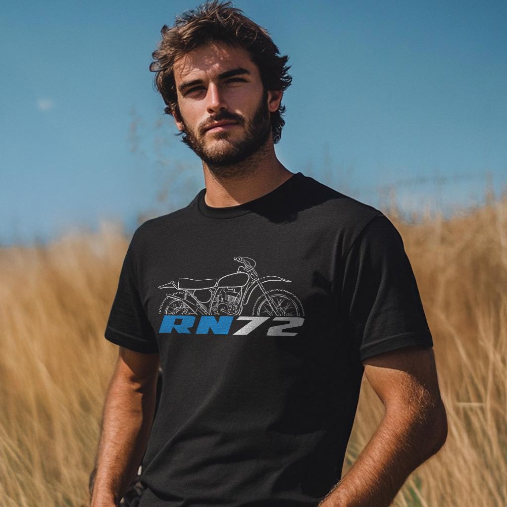 Suzuki RN72 1972 Inspired T-Shirt - Motorcycle Tee Shirt for Riders