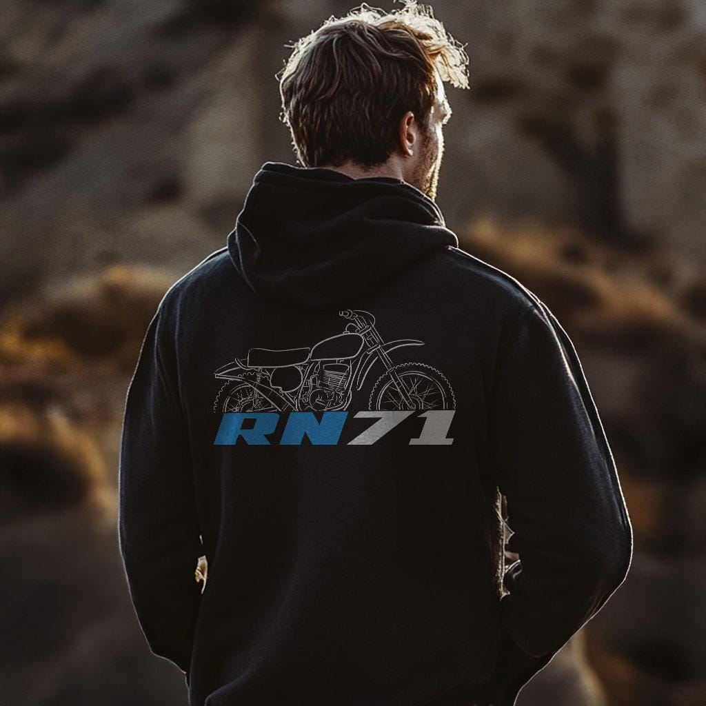 Suzuki RN71 1971 Inspired Hoodie - Motorcycle Sweatshirt for Riders