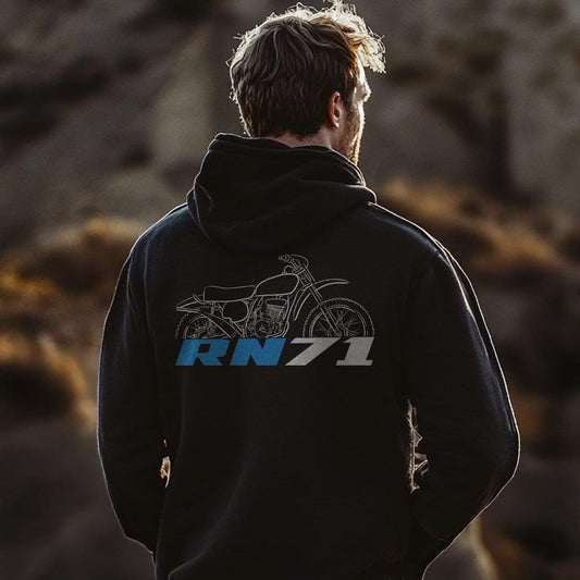 Suzuki RN71 1971 Inspired Hoodie - Motorcycle Sweatshirt for Riders