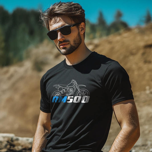 Suzuki RM500 1983 - 1985 Inspired T-Shirt - Motorcycle Tee Shirt for Riders