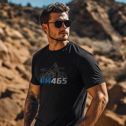 Suzuki RM465 1981 - 1982 Inspired T-Shirt - Motorcycle Tee Shirt for Riders