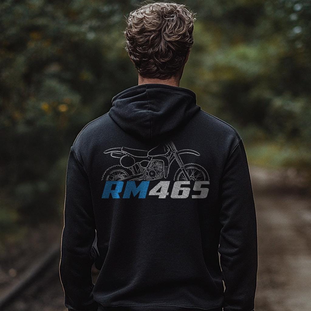 Suzuki RM465 1981 - 1982 Inspired Hoodie - Motorcycle Sweatshirt for Riders