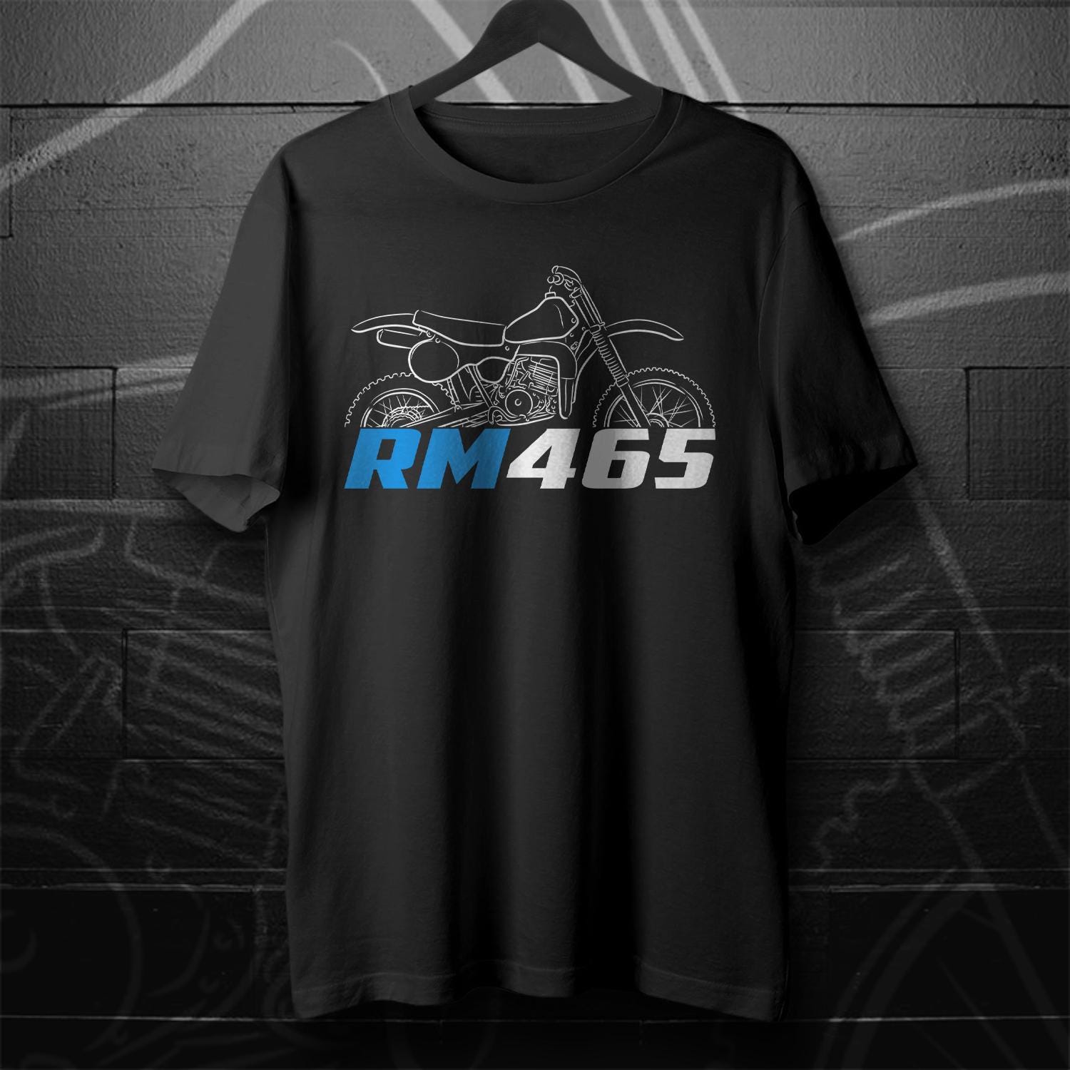 Suzuki RM465 1981 - 1982 Inspired T-Shirt - Motorcycle Tee Shirt for Riders