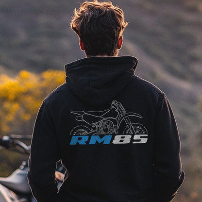 Suzuki RM85 Inspired Hoodie - Motorcycle Sweatshirt for Riders